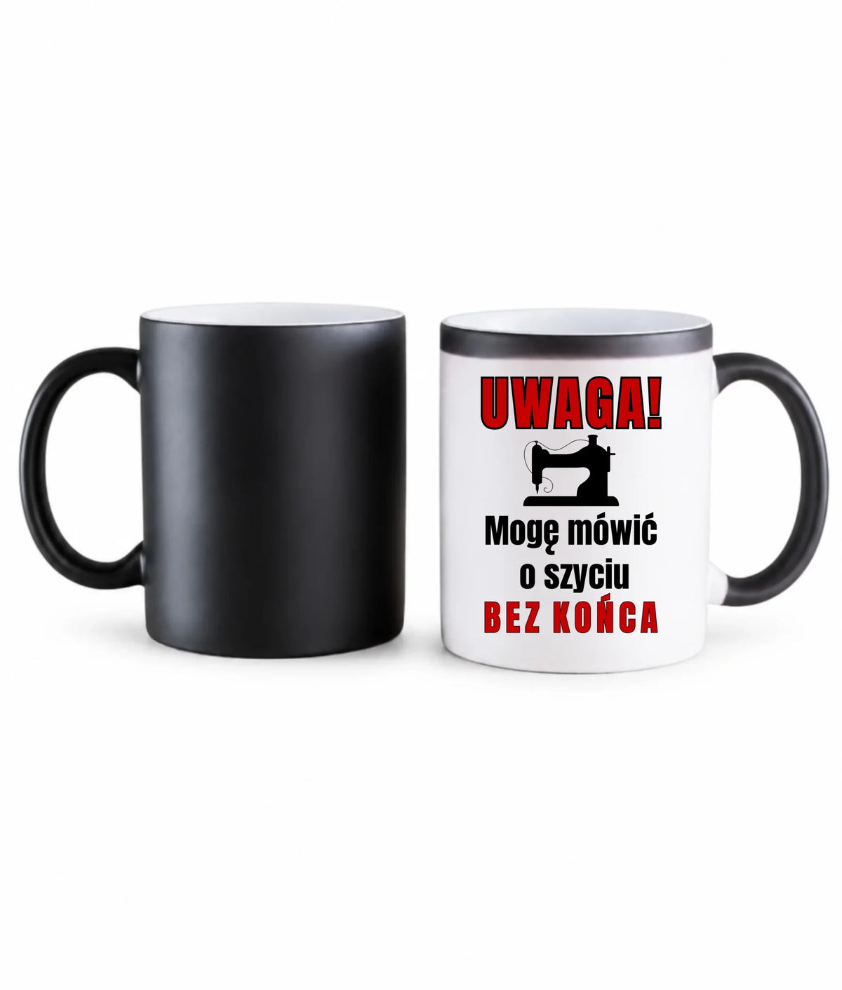 Kubek magiczny szyciowy dla krawcowej - Mówić o szyciu bez końca HS19