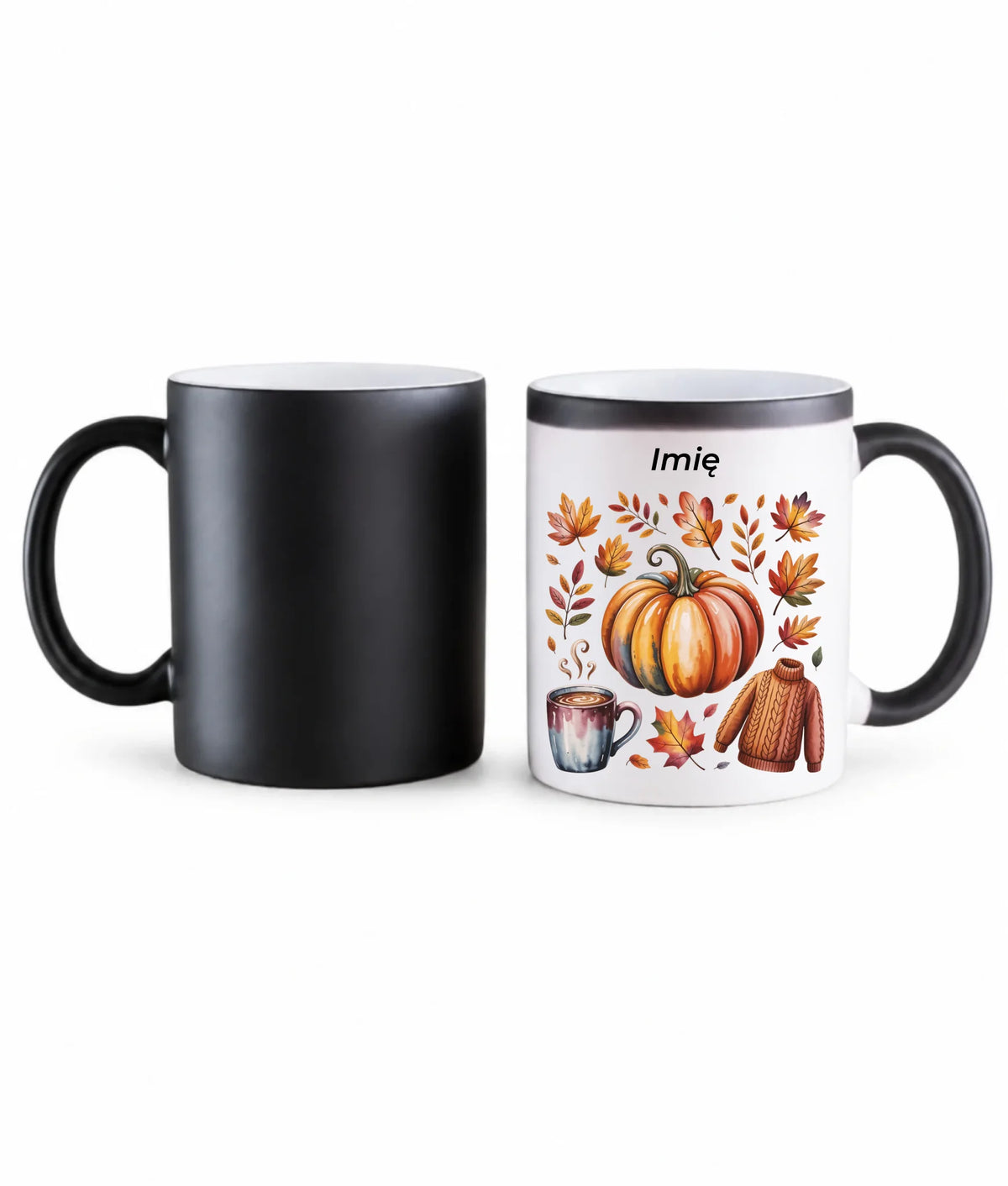 Kubek magiczny jesienny - Złota jesień - personalizowany JS30