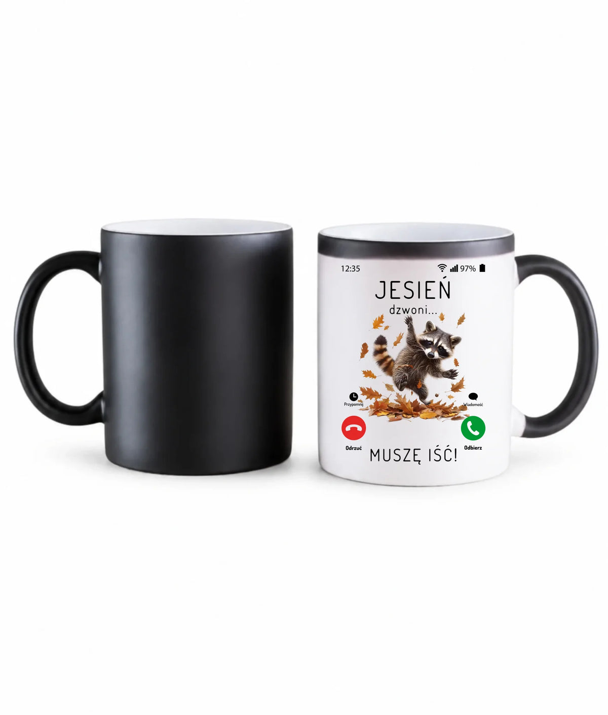 Kubek magiczny jesienny - Jesień dzwoni muszę iść JS18