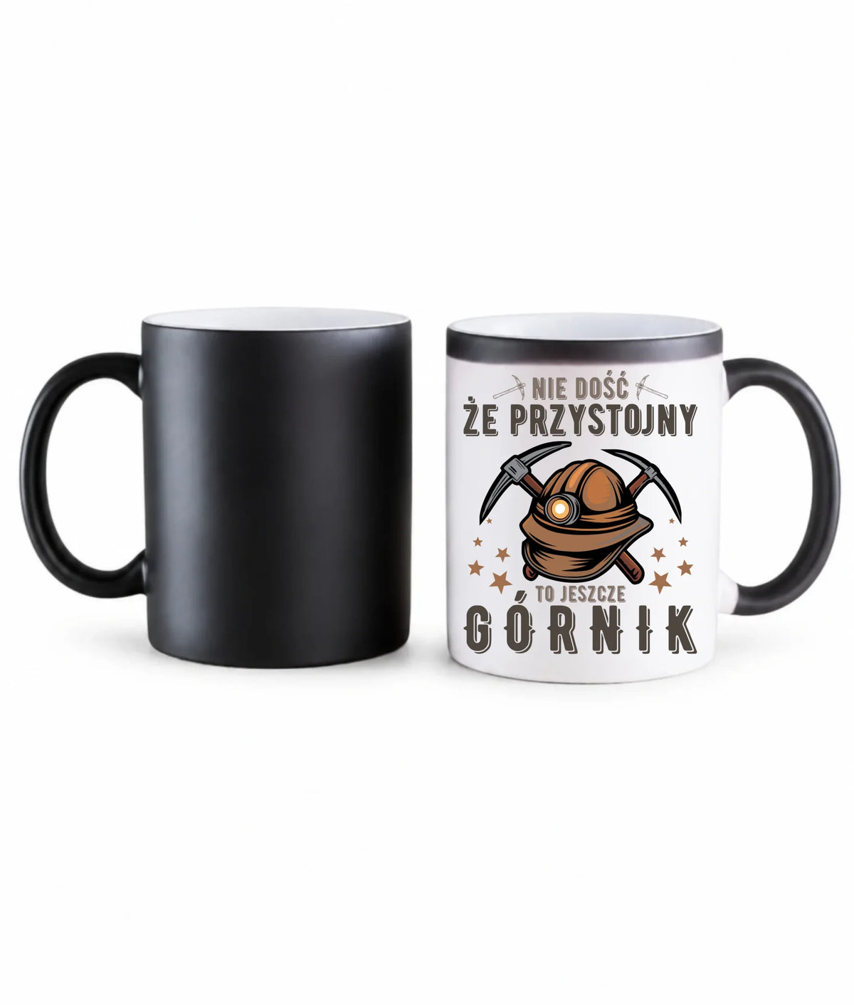 Kubek magiczny dla górnika - Nie dość, że przystojny to jeszcze górnik