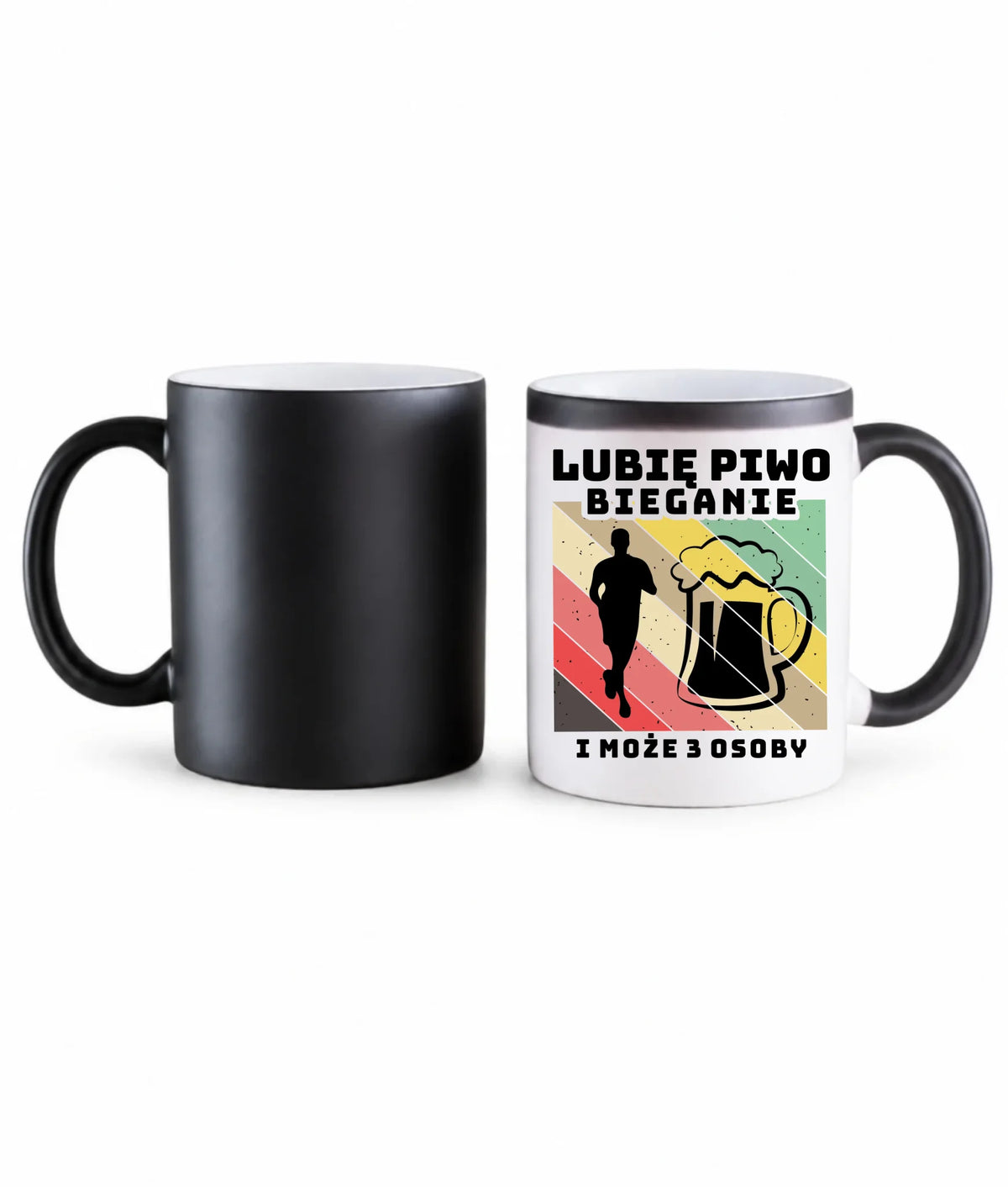Kubek magiczny dla biegacza - Lubię piwo bieganie HB01
