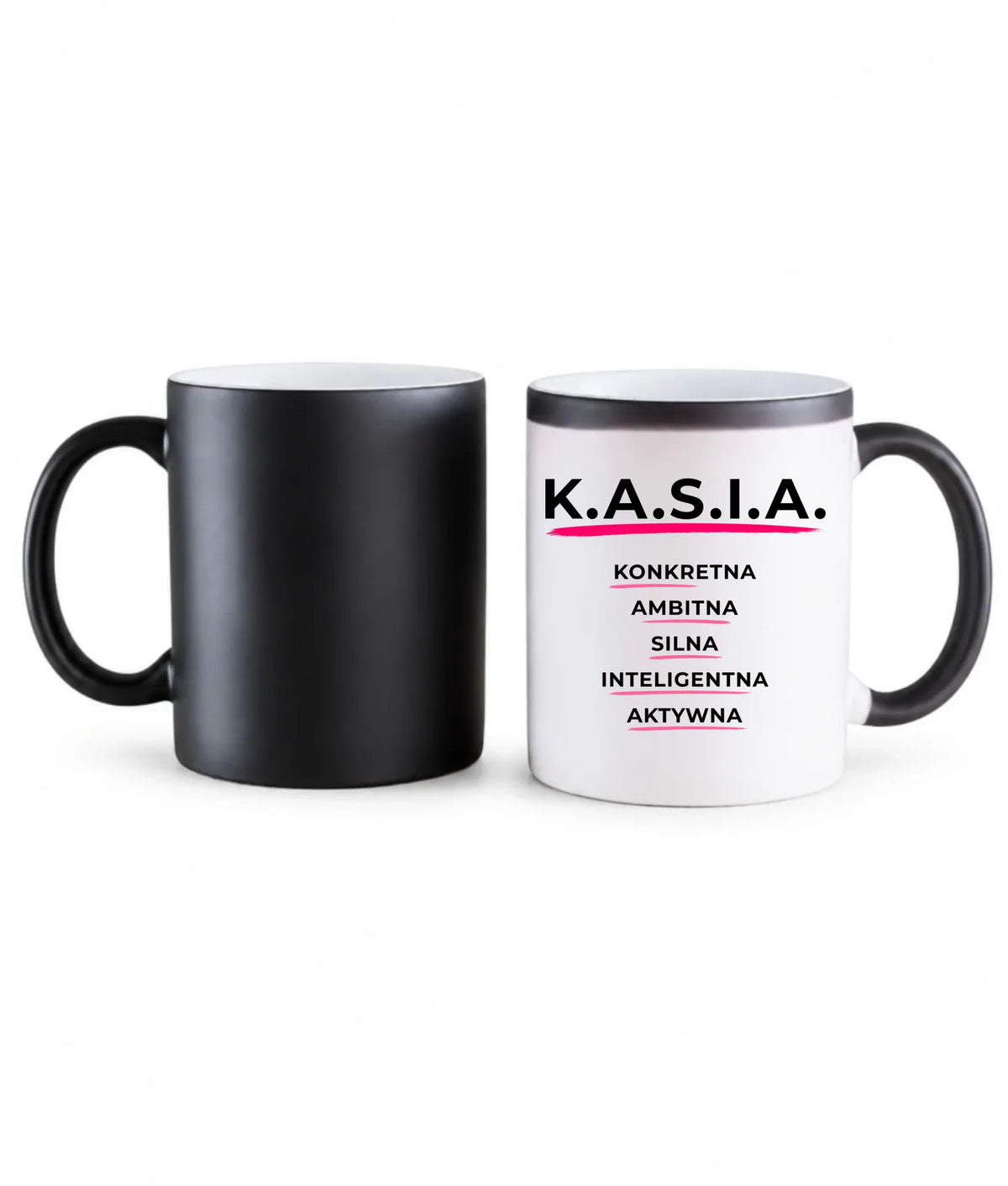 Kubek magiczny - prezent dla Kasi - Katarzyna - K.A.S.I.A. DZ17