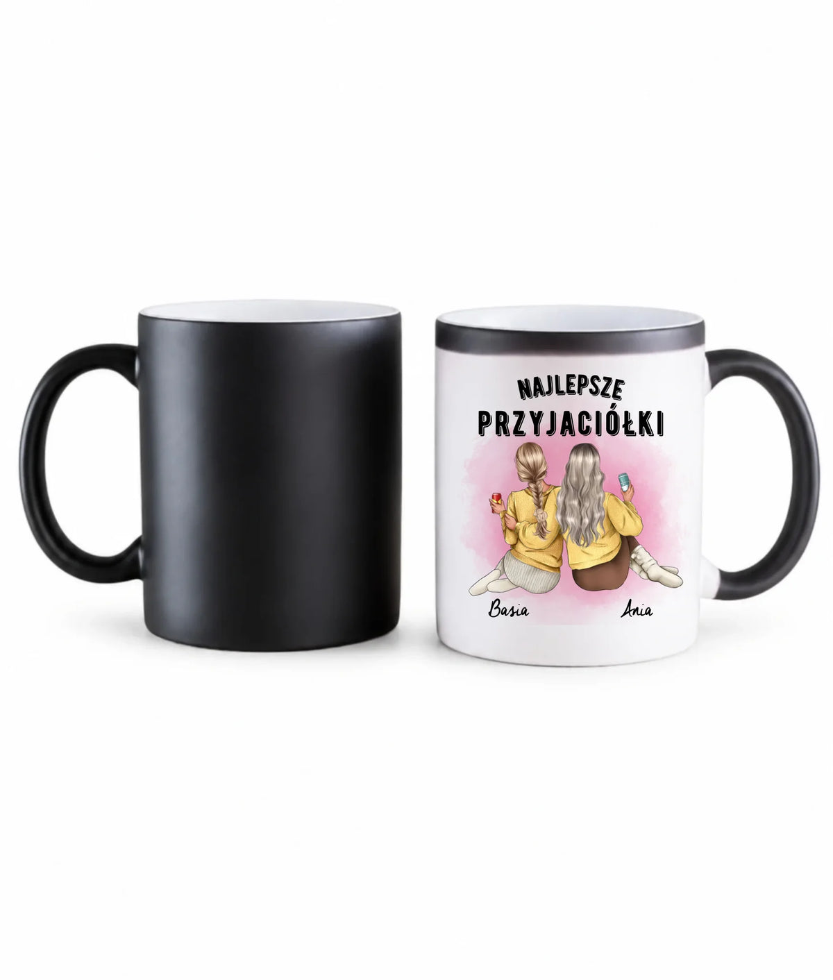 Kubek magiczny - prezent dla przyjaciółek - Najlepsze przyjaciółki 2-4 osób - personalizowany PR01