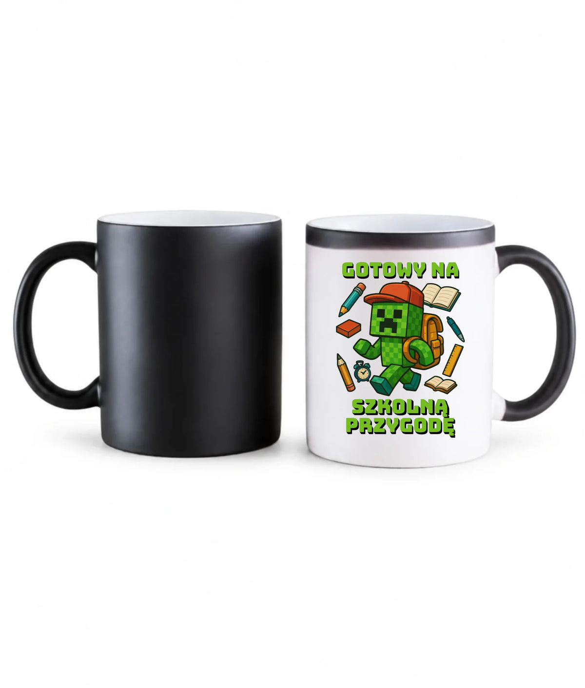 Kubek magiczny szkoła - Gotowy na szkołę - gamer do szkoły - SZ13