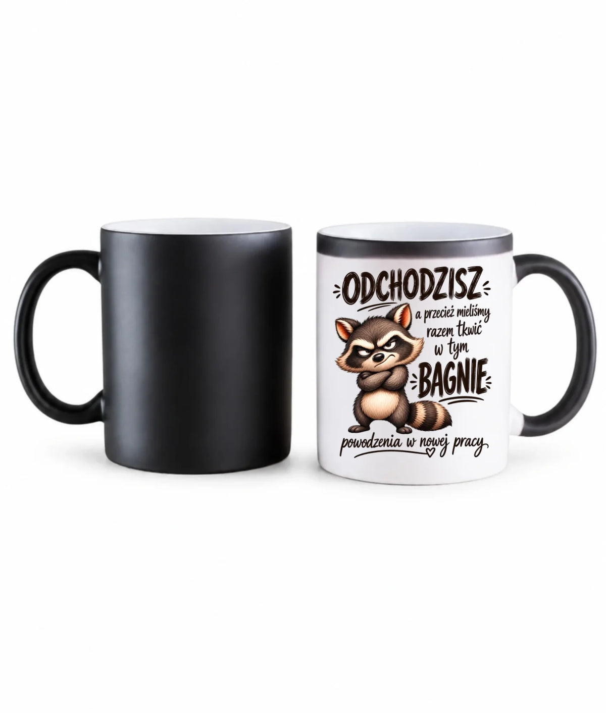 Kubek magiczny na odejście z pracy - Razem w tym bagnie