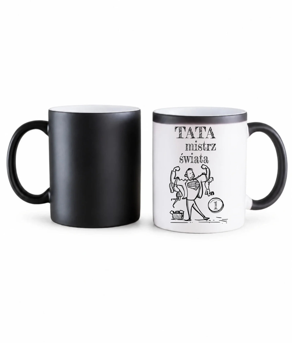 Kubek magiczny dla taty - Tata Mistrz Świata DT36