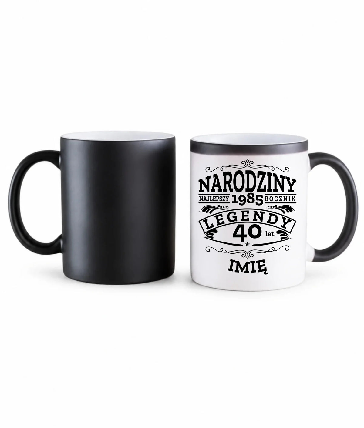 Kubek magiczny na urodziny - Narodziny Legendy - personalizowany