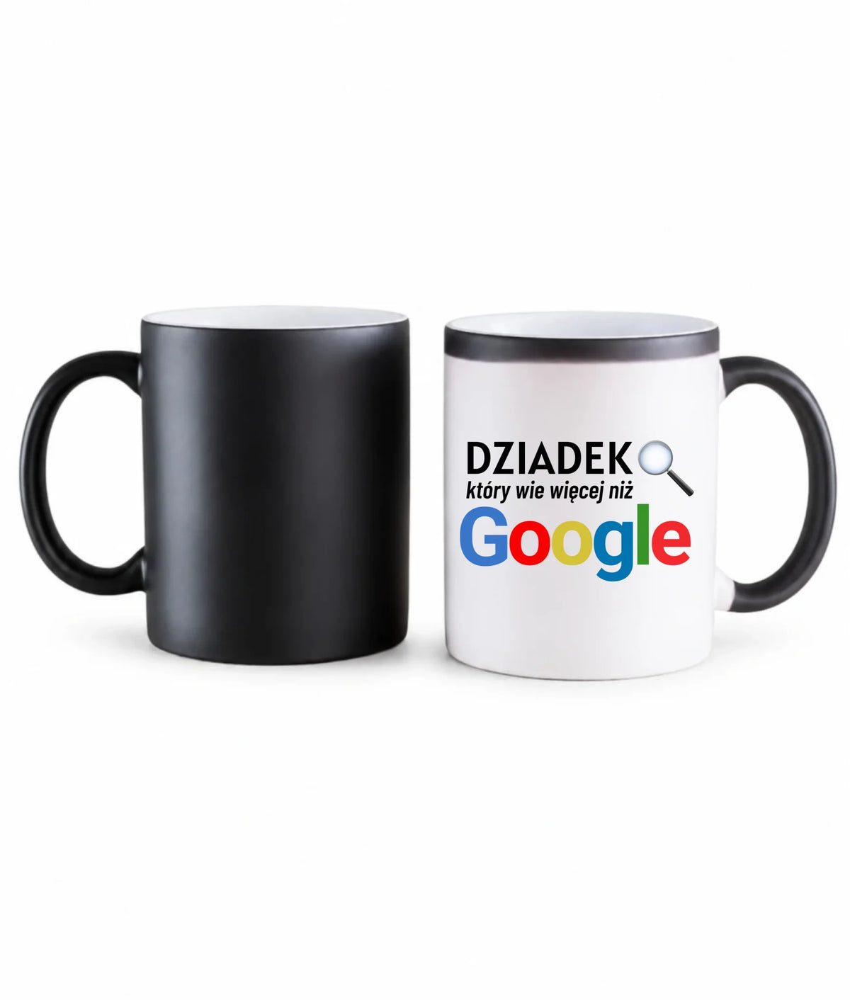 Kubek magiczny dla dziadka - Dziadek który wie więcej niż google D44