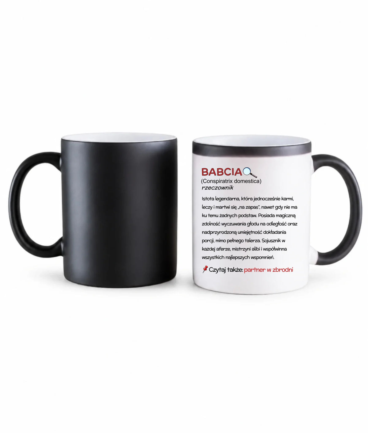Kubek magiczny dla babci - Babcia śmieszna definicja B35