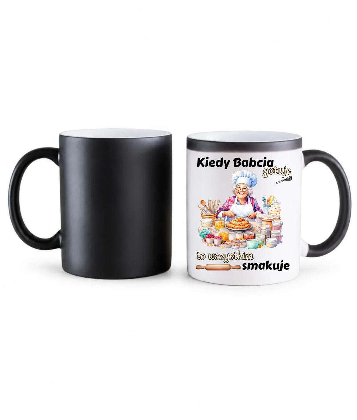 Kubek magiczny dla babci - Kiedy babcia gotuje to wszystkim smakuje B34
