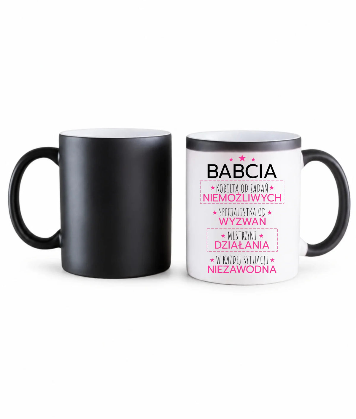 Kubek magiczny dla babci - Babcia kobieta od zadań niemożliwych B30
