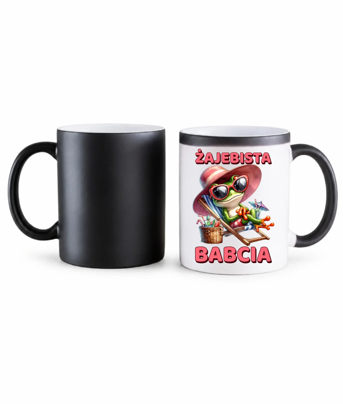 Kubek magiczny dla babci - Żajebista Babcia Żaba B27