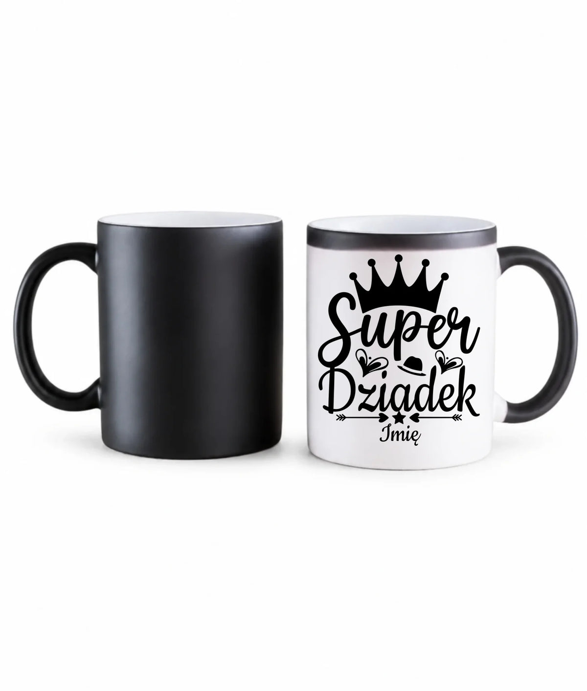 Kubek magiczny dla dziadka - Super Dziadek - personalizowany D03