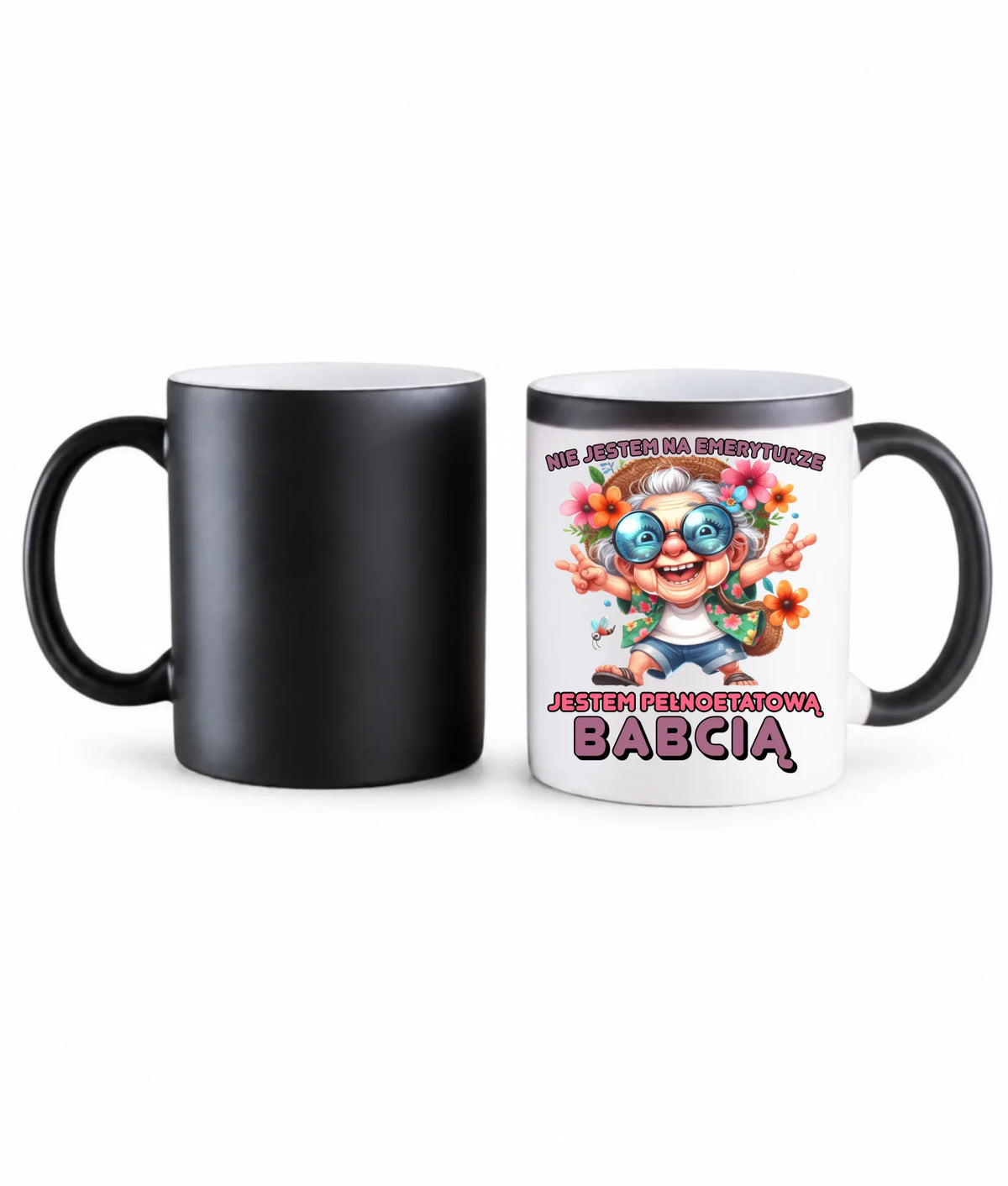 Kubek magiczny dla babci - Pełnoetatowa babcia B20