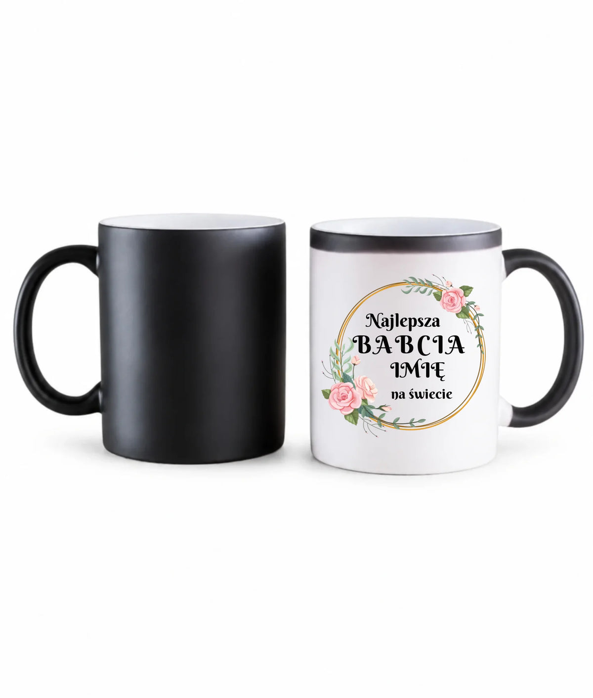 Kubek magiczny dla babci - Najlepsza babcia na Świecie - personalizowany B04