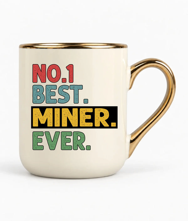 Kubek elegant dla górnika - Best Miner Ever