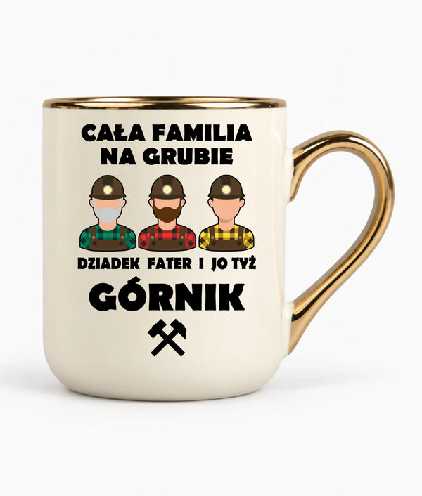 Kubek elegant dla górnika - Cała familia na grubie