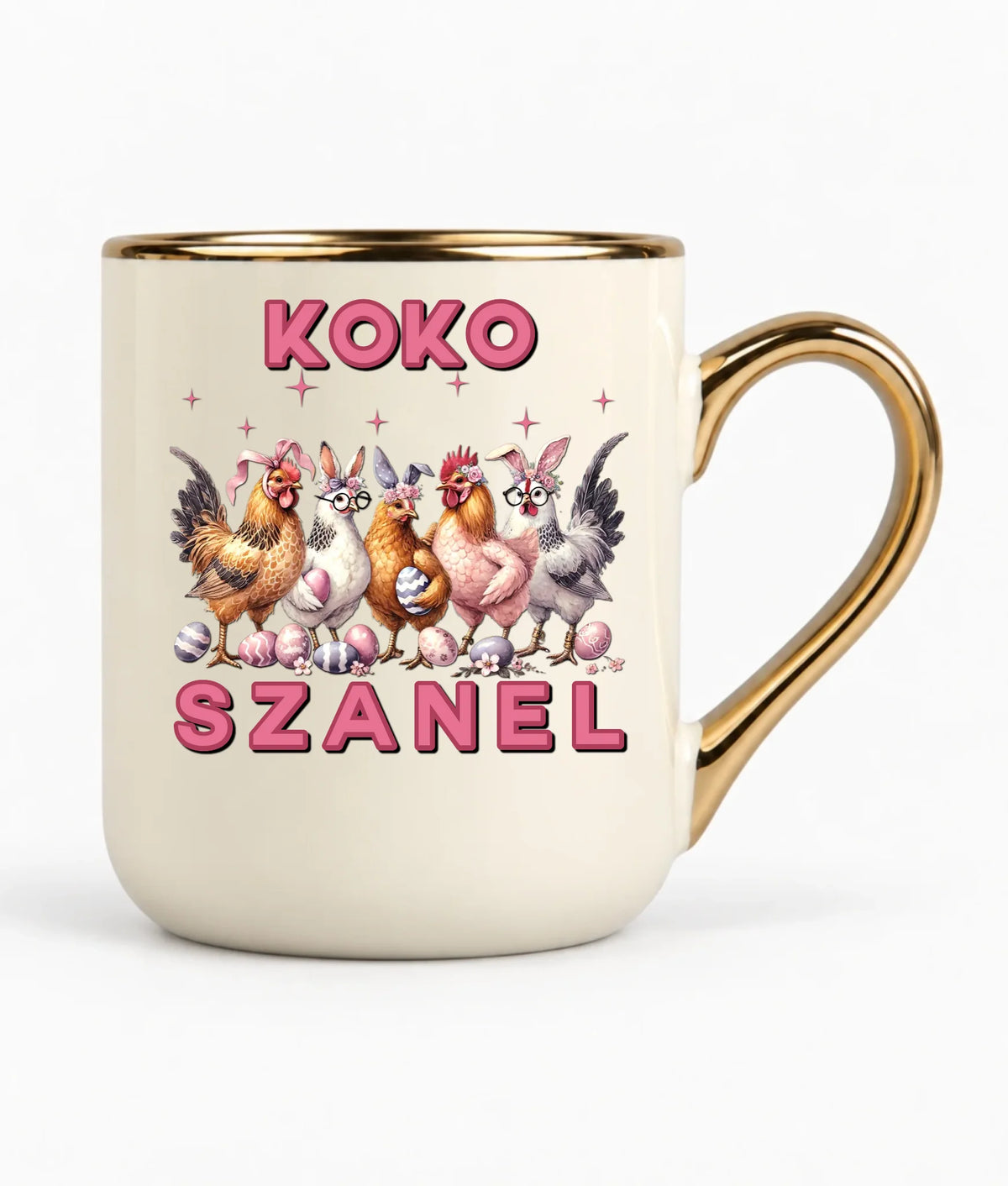 Koko Szanel | Kubek elegant prezent na Wielkanoc WN23