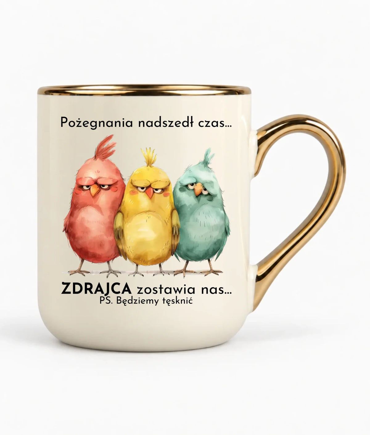 Kubek elegant na odejście z pracy - Pożegnania nadszedł czas