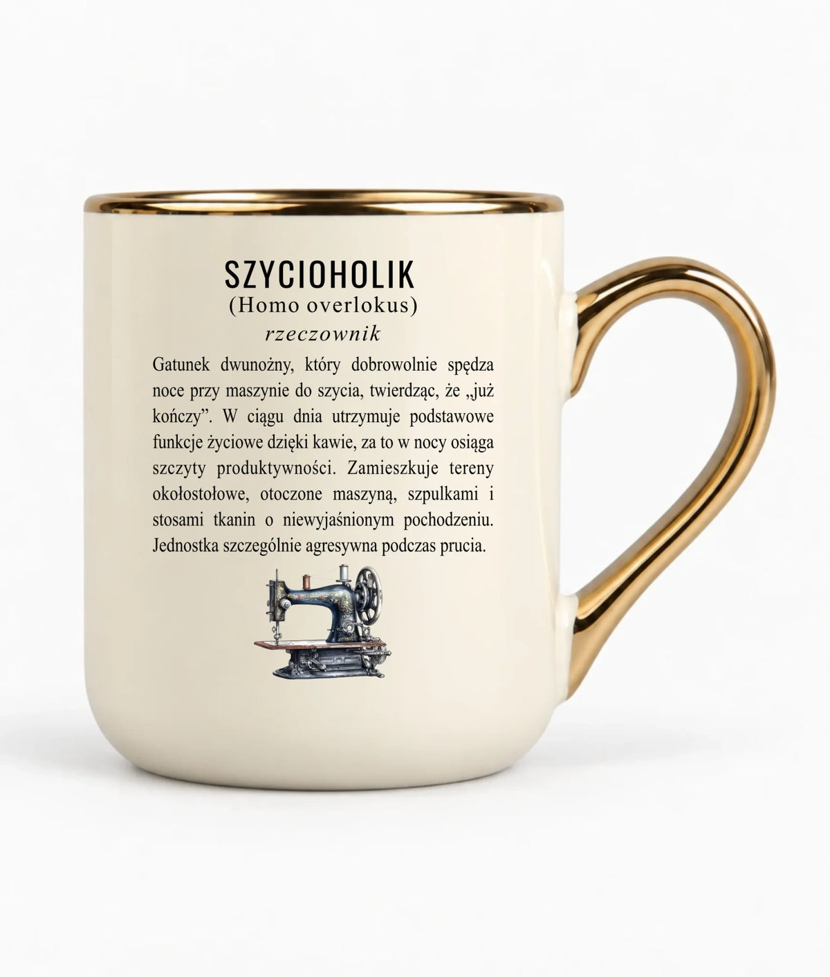 Kubek elegant szyciowy dla krawcowej - Szycioholik definicja HS10