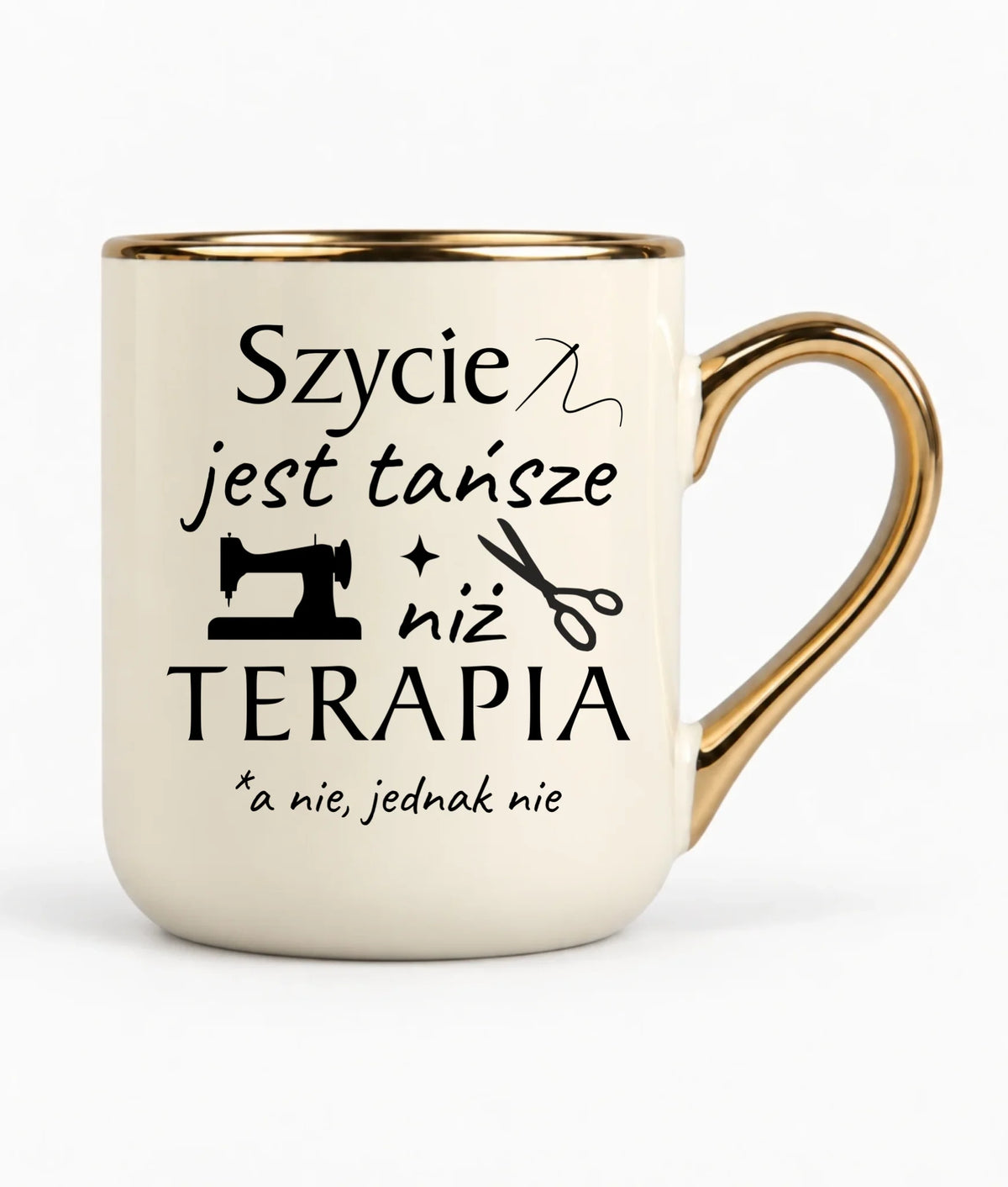 Kubek elegant szyciowy dla krawcowej - Szycie tańsze niż terapia HS04
