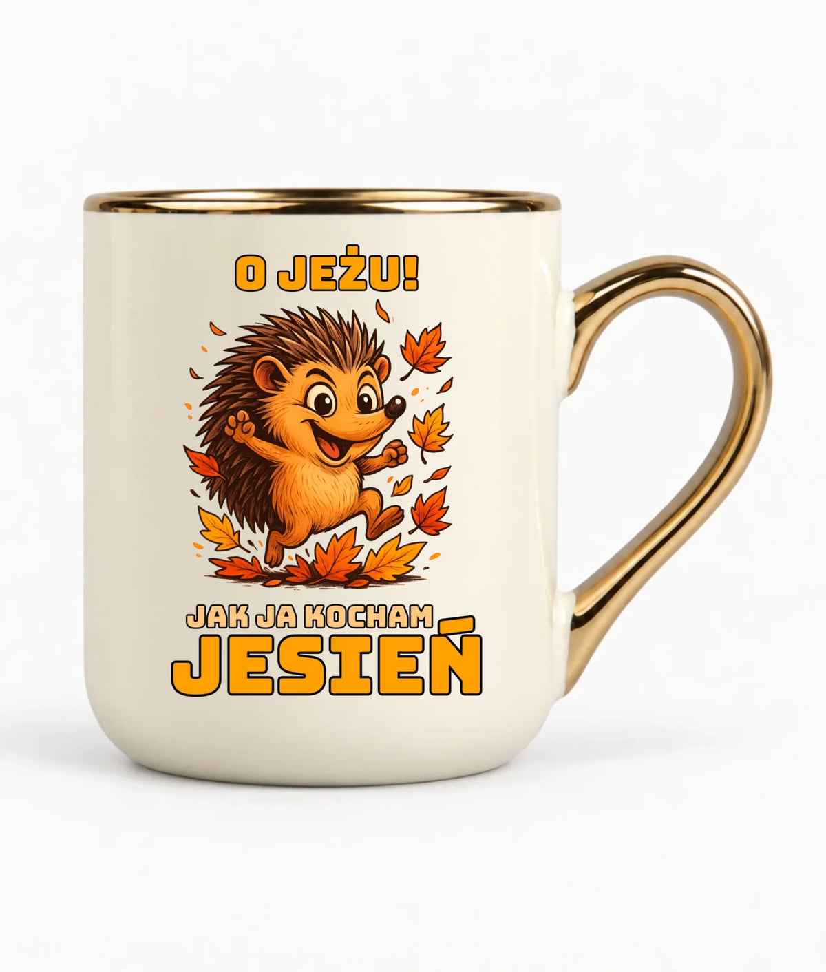 Kubek elegant jesienny - O JEŻU! Jak ja kocham jesień JS31