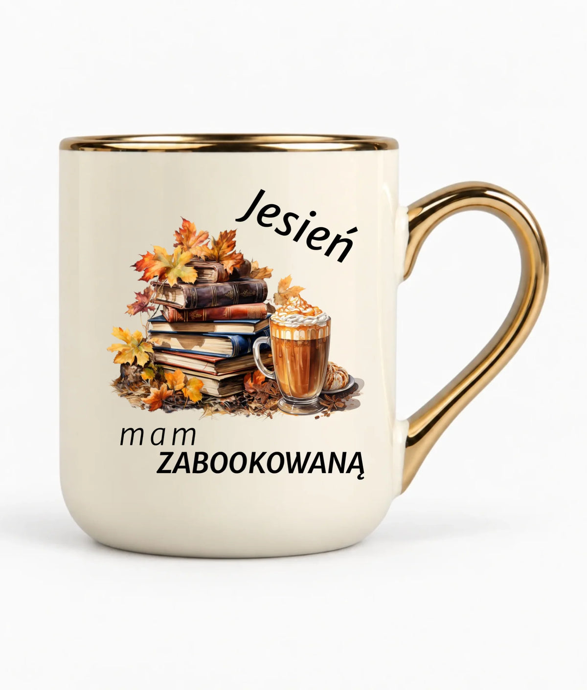 Kubek elegant jesienny - Jesień mam zabookowaną JS28