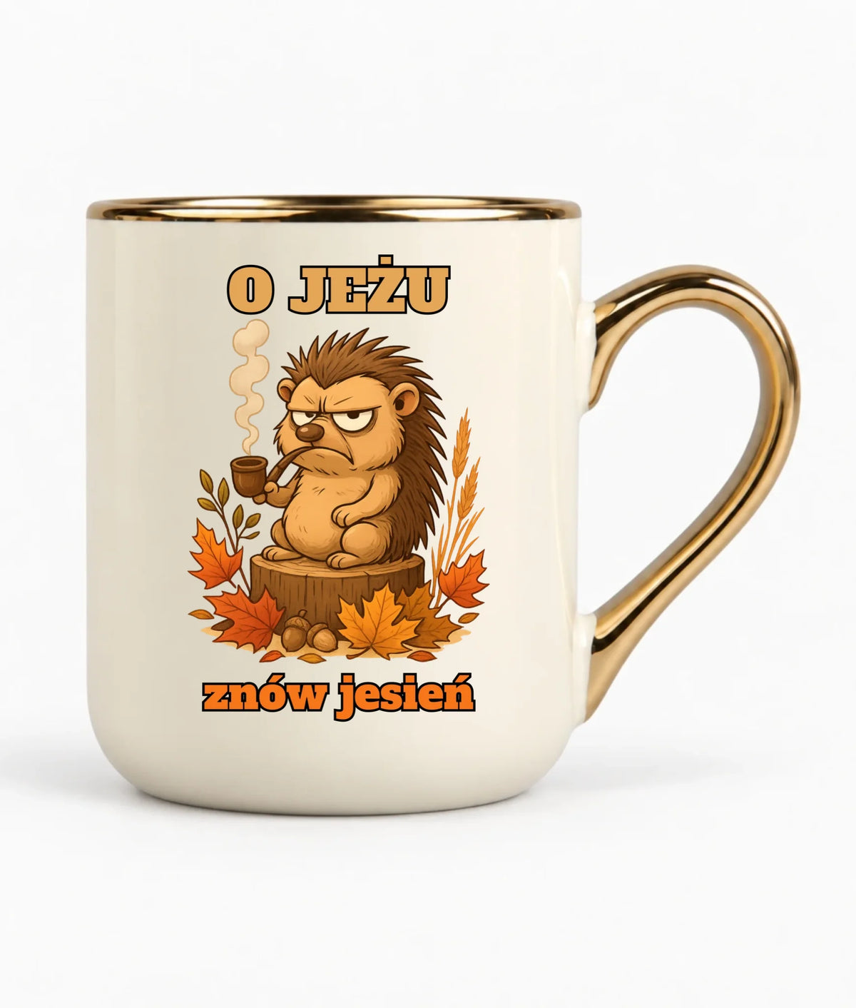 Kubek elegant jesienny - O jeżu znów jesień JS20