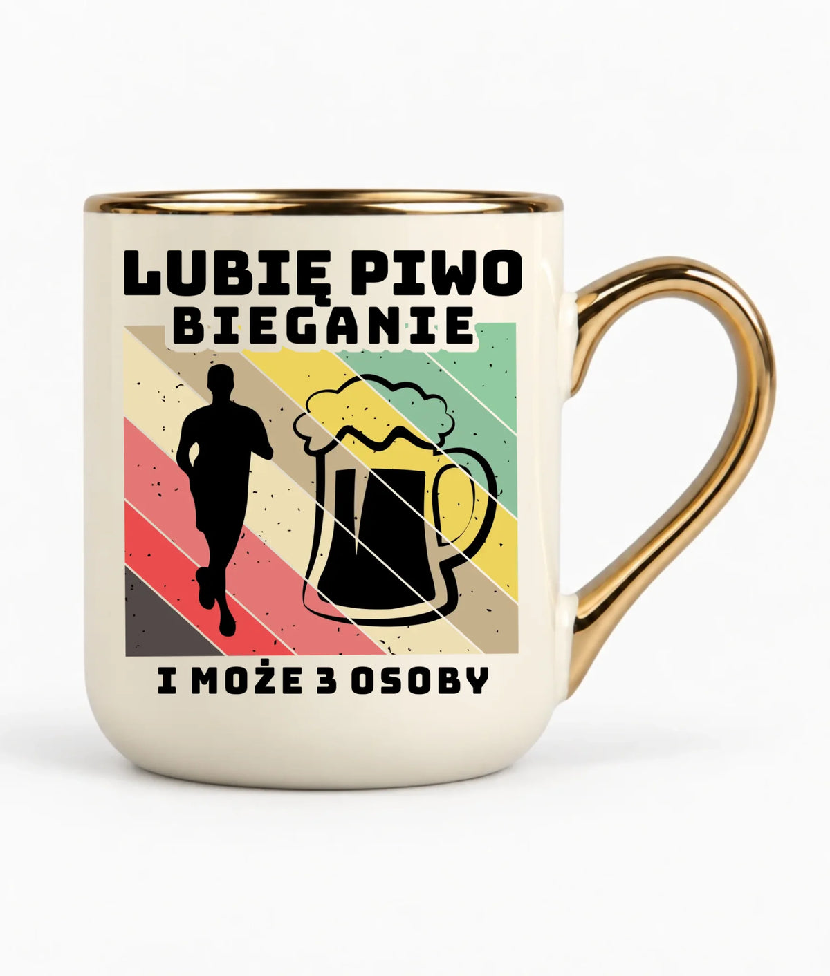 Kubek elegant dla biegacza - Lubię piwo bieganie HB01