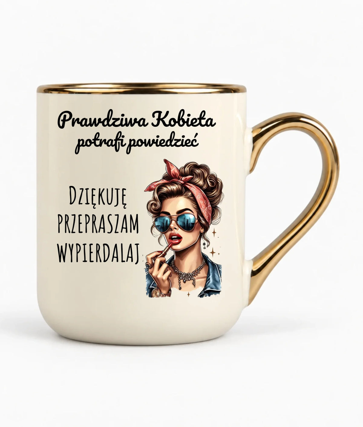 Kubek elegant - Prawdziwa kobieta - bez cenzury DZ15