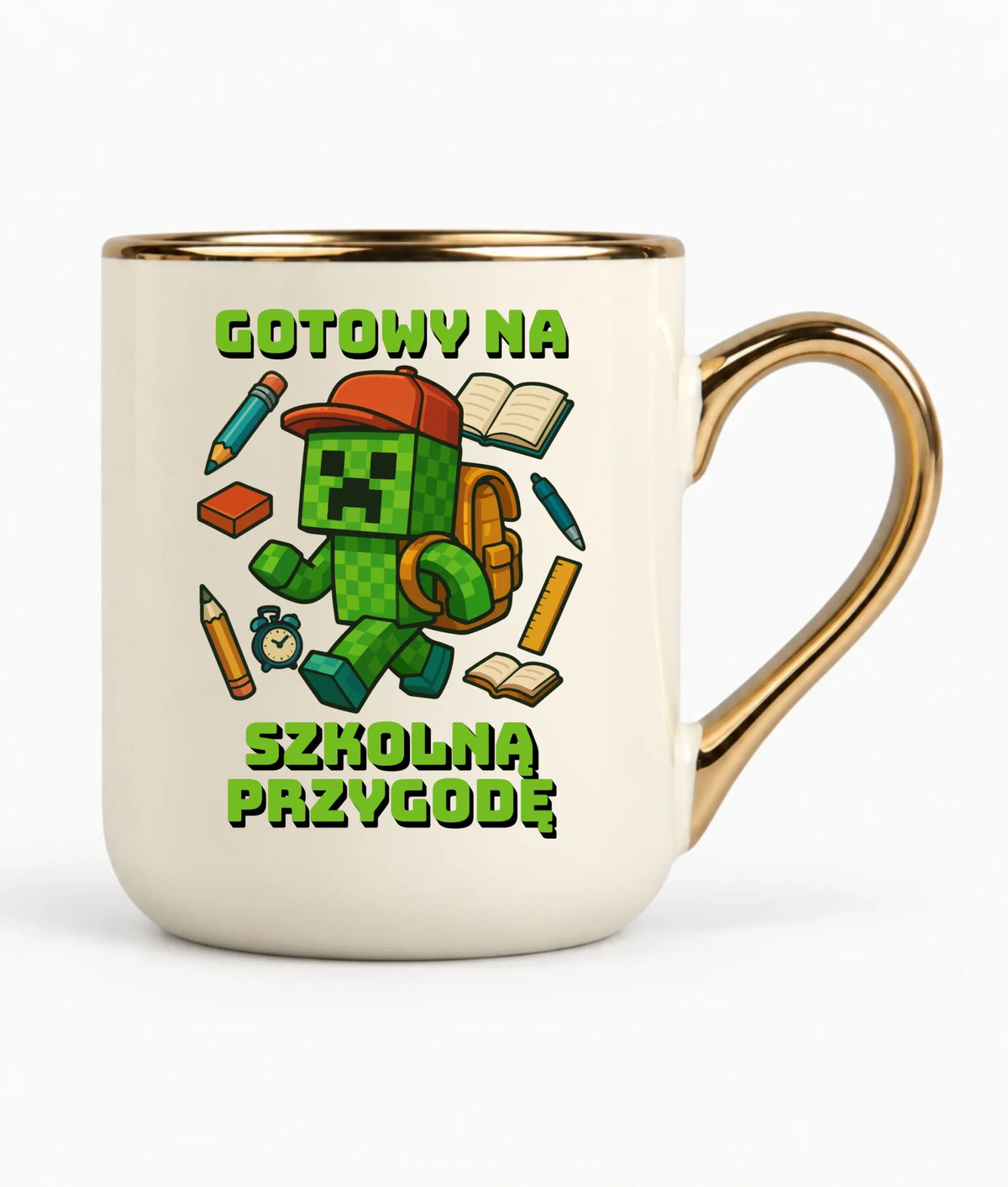 Kubek elegant szkoła - Gotowy na szkołę - gamer do szkoły - SZ13