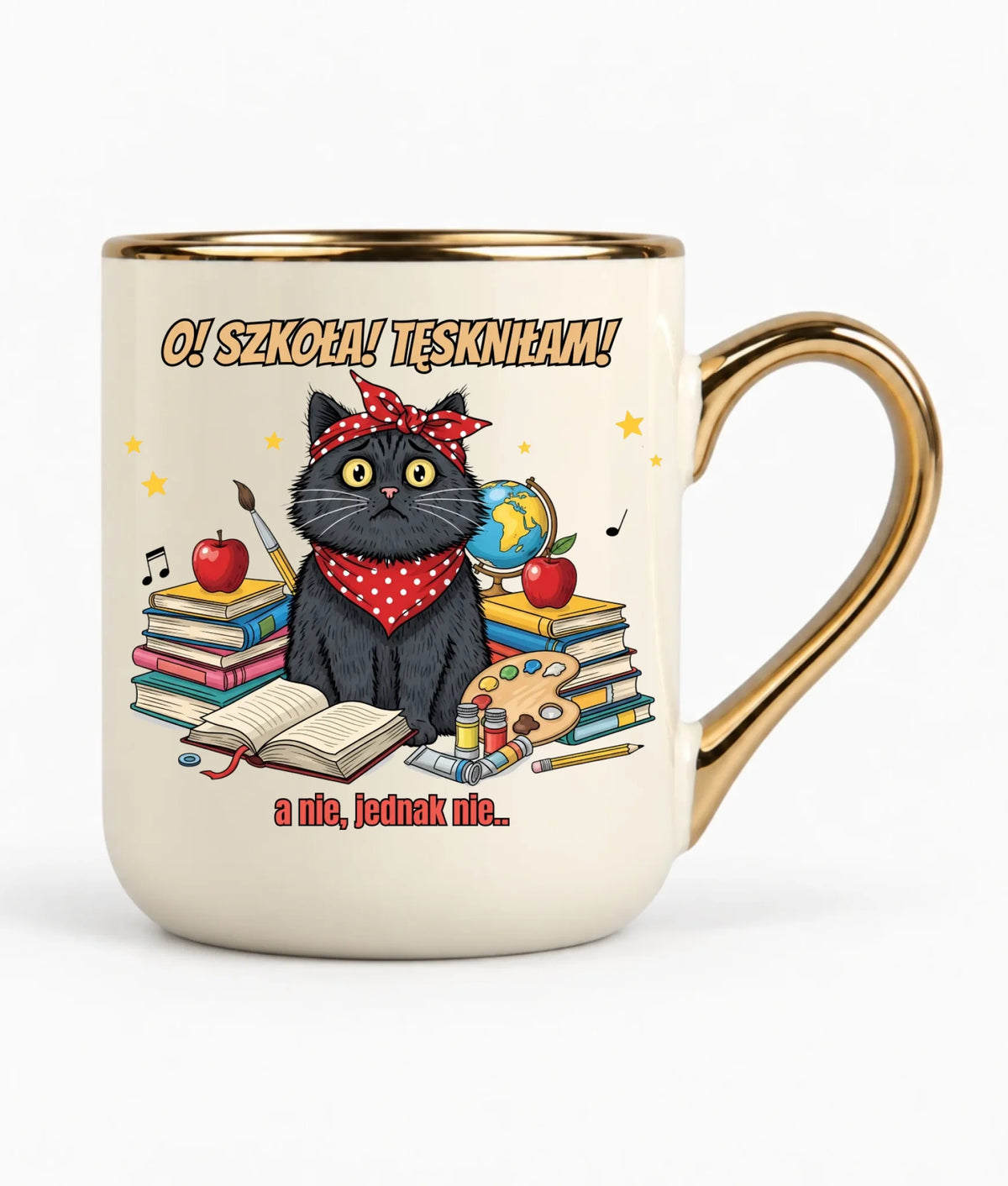 Kubek elegant szkolny O! Szkoła! Tęskniłam! a nie, jednak nie... SZ12