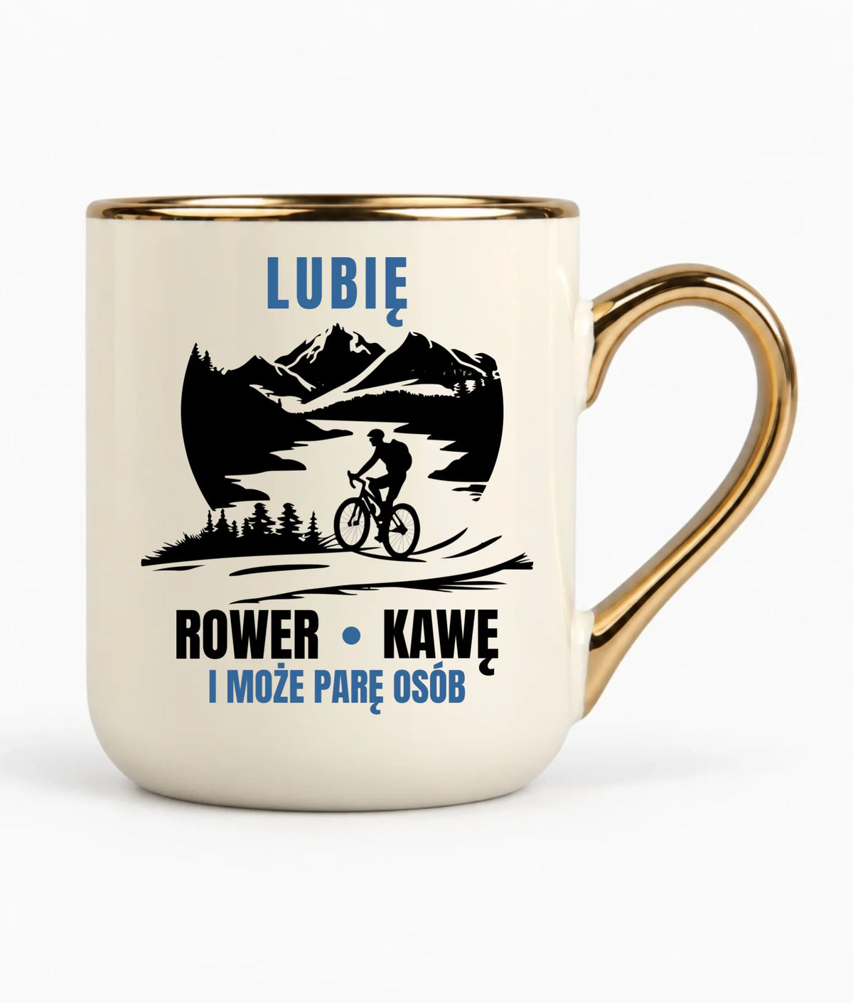Kubek elegant dla rowerzysty - Lubię rower kawę i może parę osób HR05