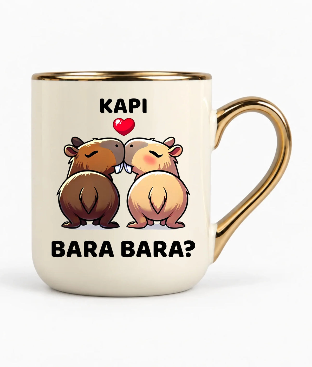 Kubek elegant dla par - Kapibara bara bara W86