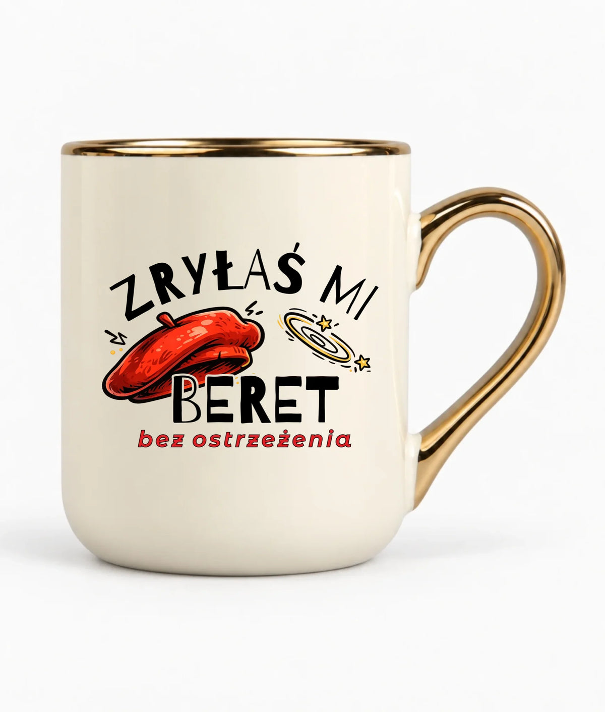 Kubek elegant - Zryłaś mi beret DZ34