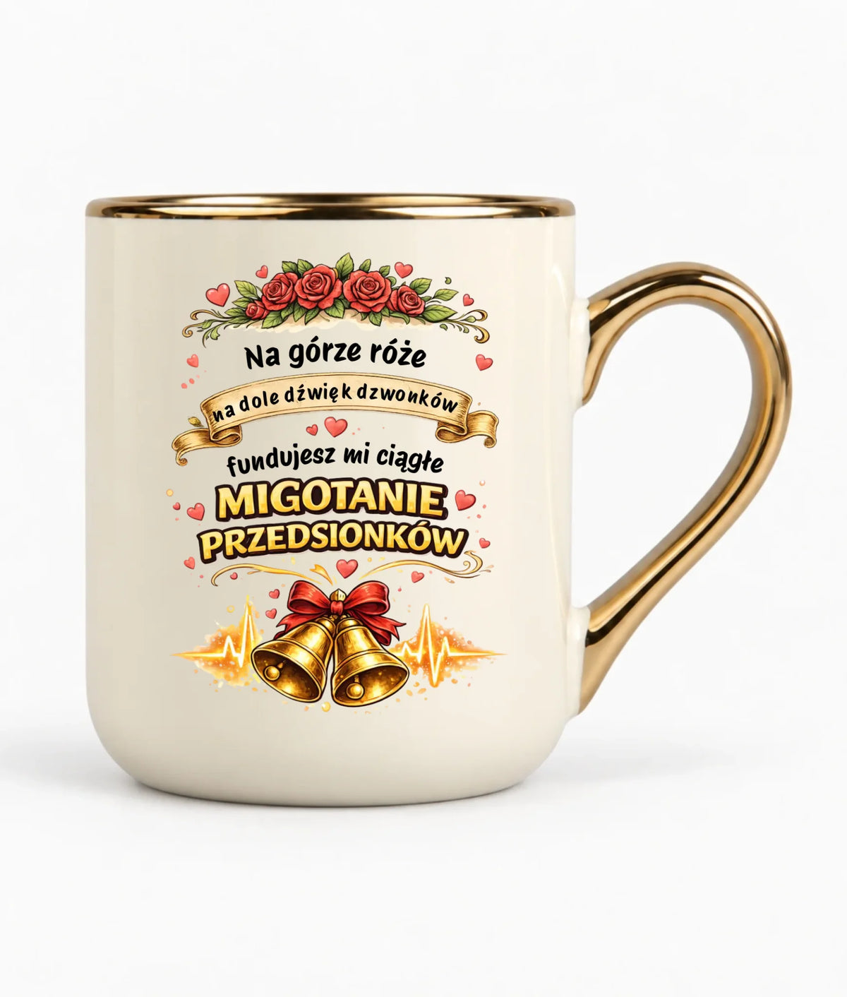 Kubek elegant dla par - Fundujesz mi ciągłe migotanie przedsionków W71