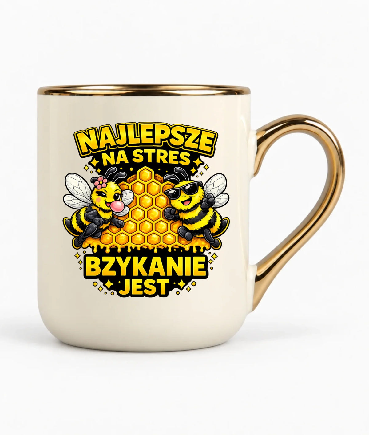 Kubek elegant dla par - Najlepsze na stres bzykanie jest W79