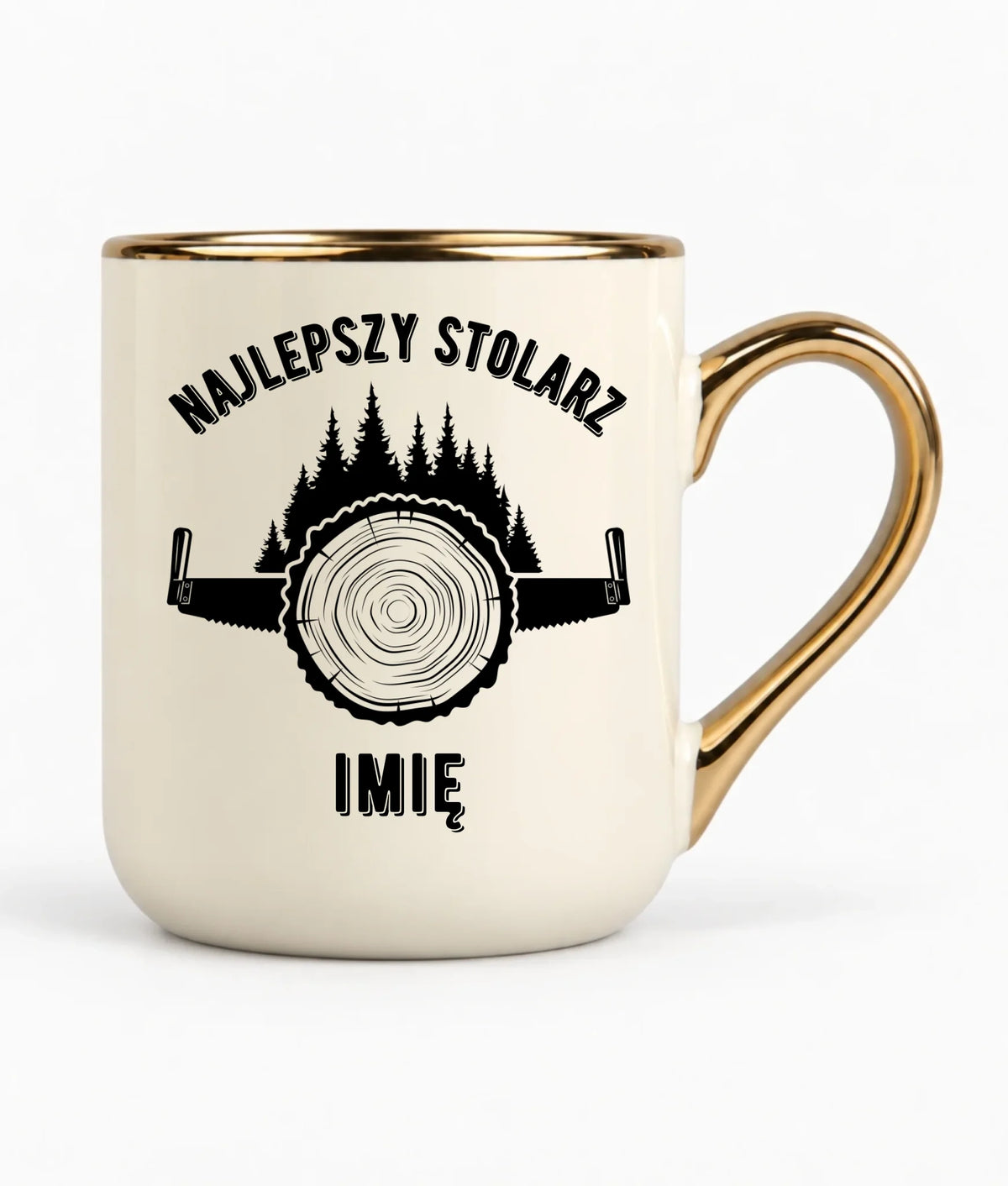 Kubek elegant dla stolarza - Najlepszy stolarz - personalizowany ZS01