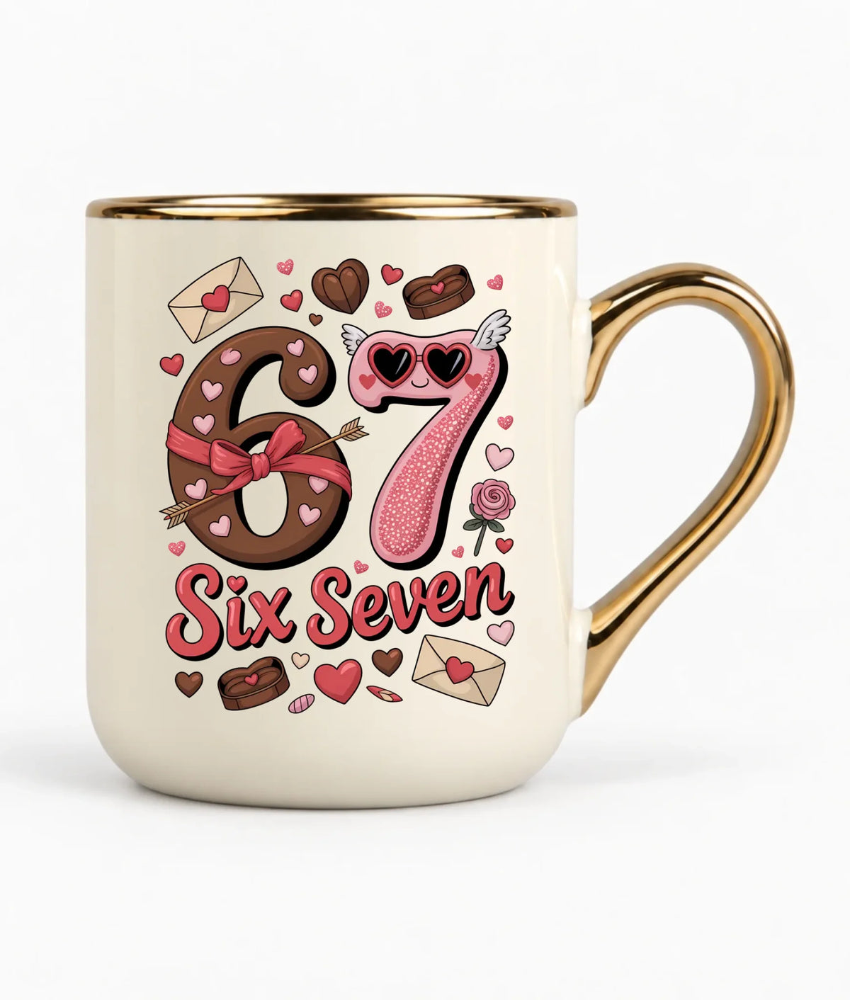 Kubek elegant - Miłość Six Seven 67 W72