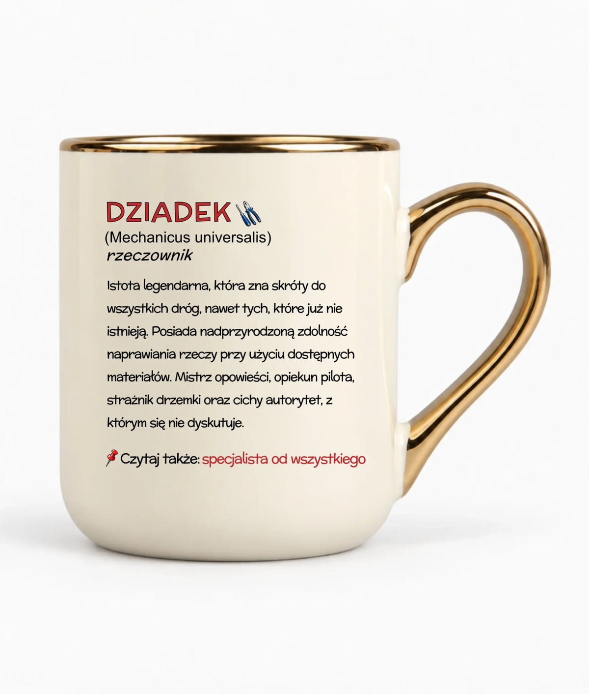 Kubek elegant dla dziadka - Dziadek śmieszna definicja D43