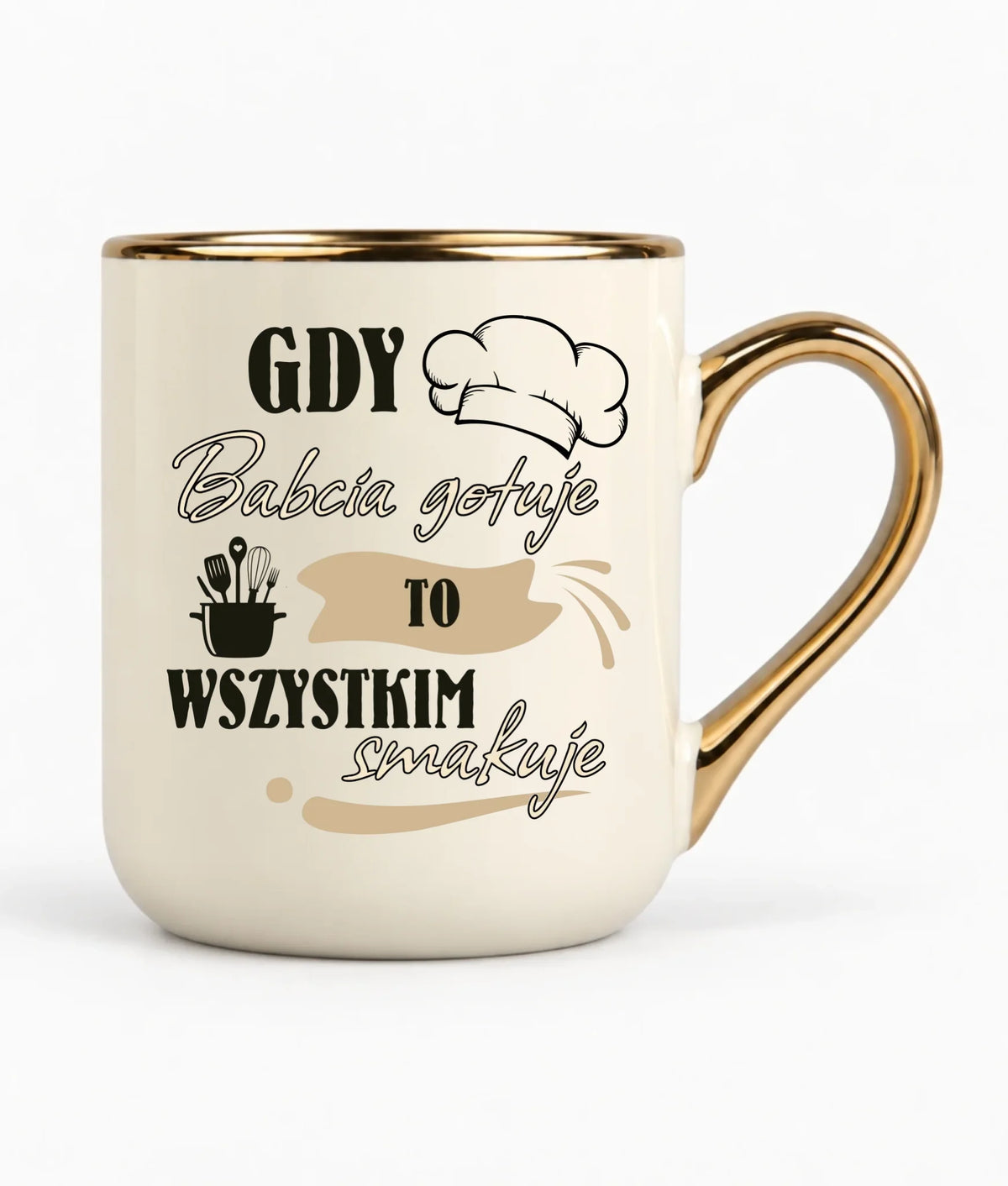 Kubek elegant dla babci - Gdy babcia gotuje to wszystkim smakuje B36