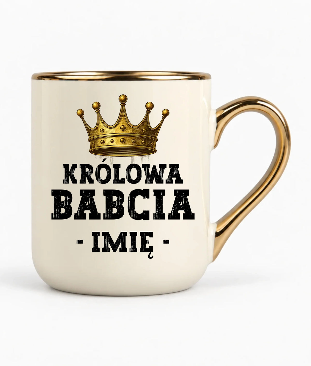 Kubek elegant dla babci - Królowa Babcia - personalizowany B17