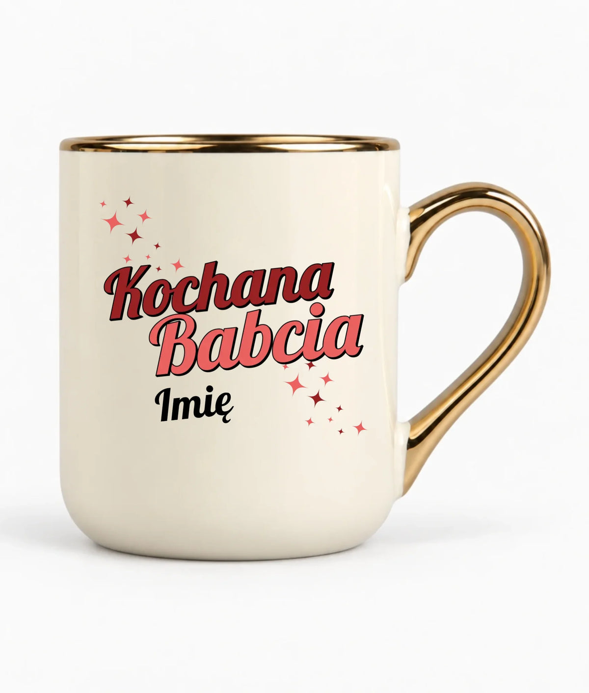 Kubek elegant dla babci - Kochana Babcia - personalizowany B05
