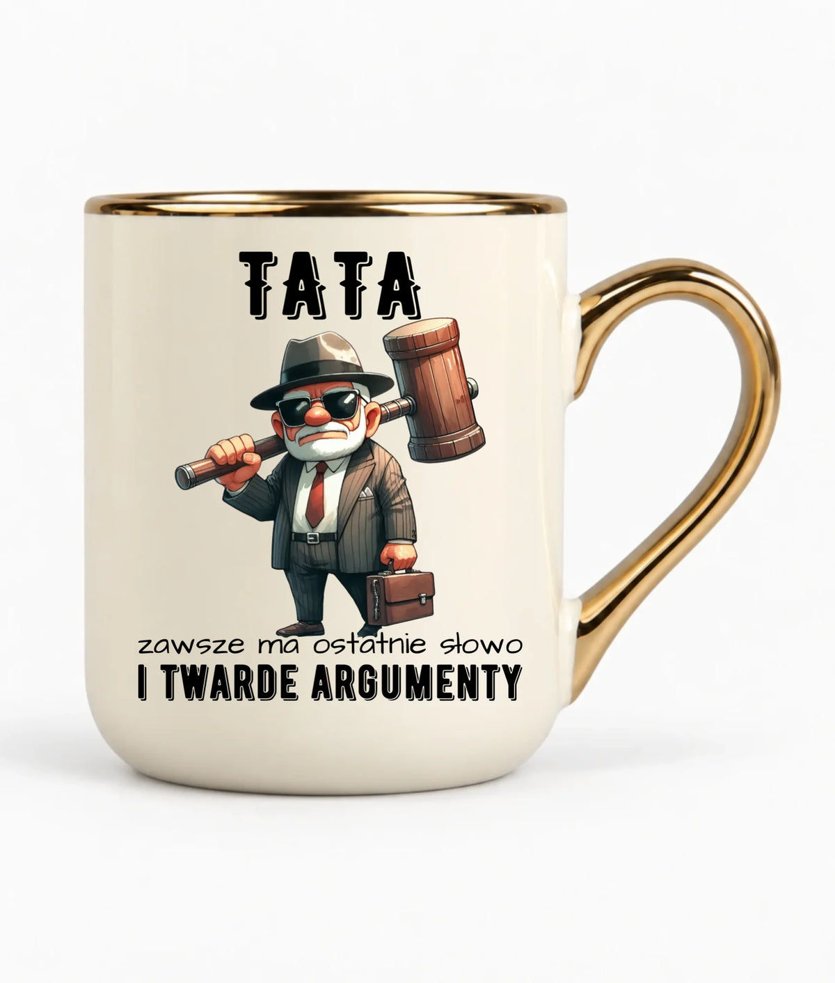 Kubek elegant dla taty - Tata zawsze ma ostatnie słowo DT82