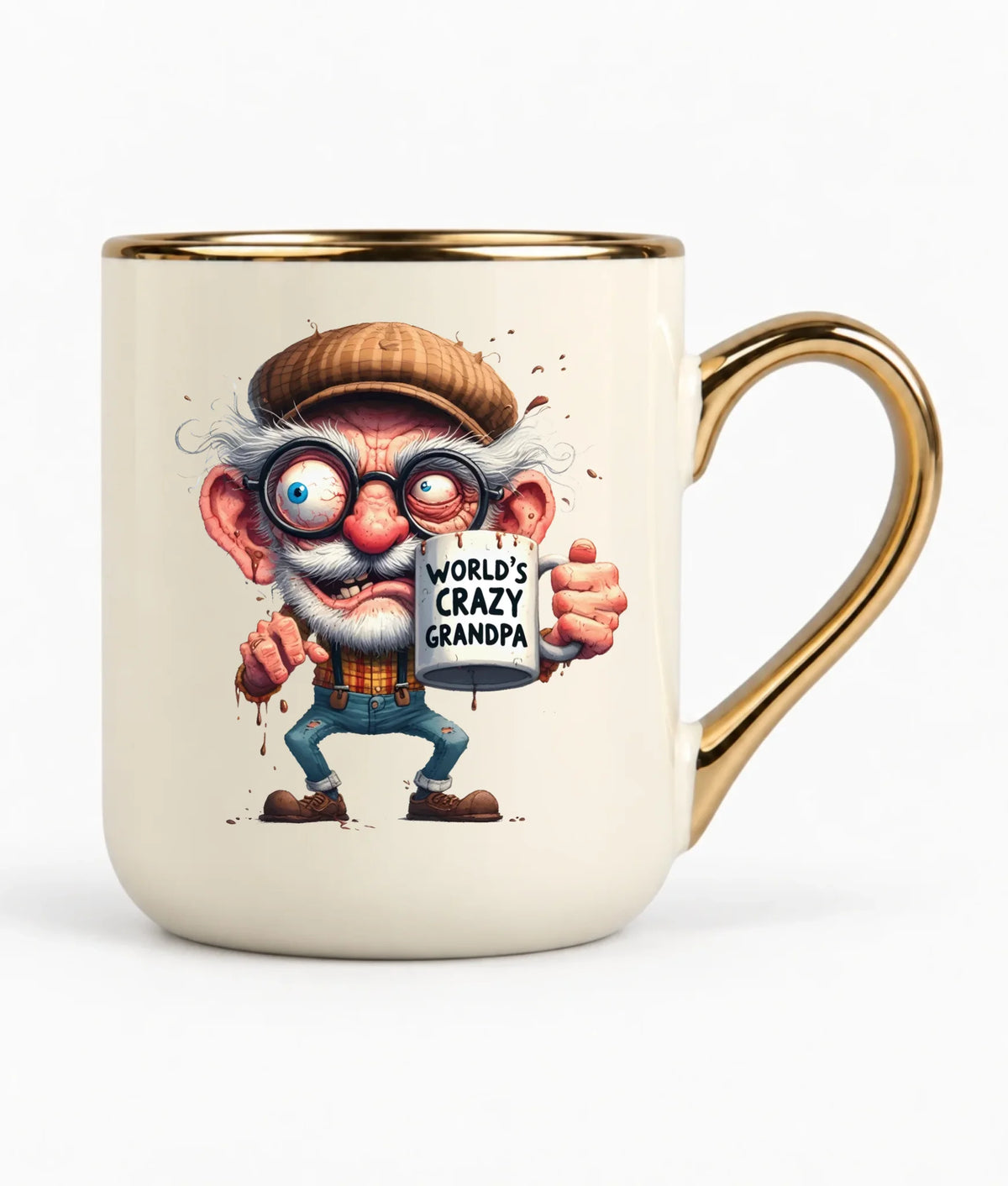 Kubek elegant dla dziadka - Crazy grandpa D38