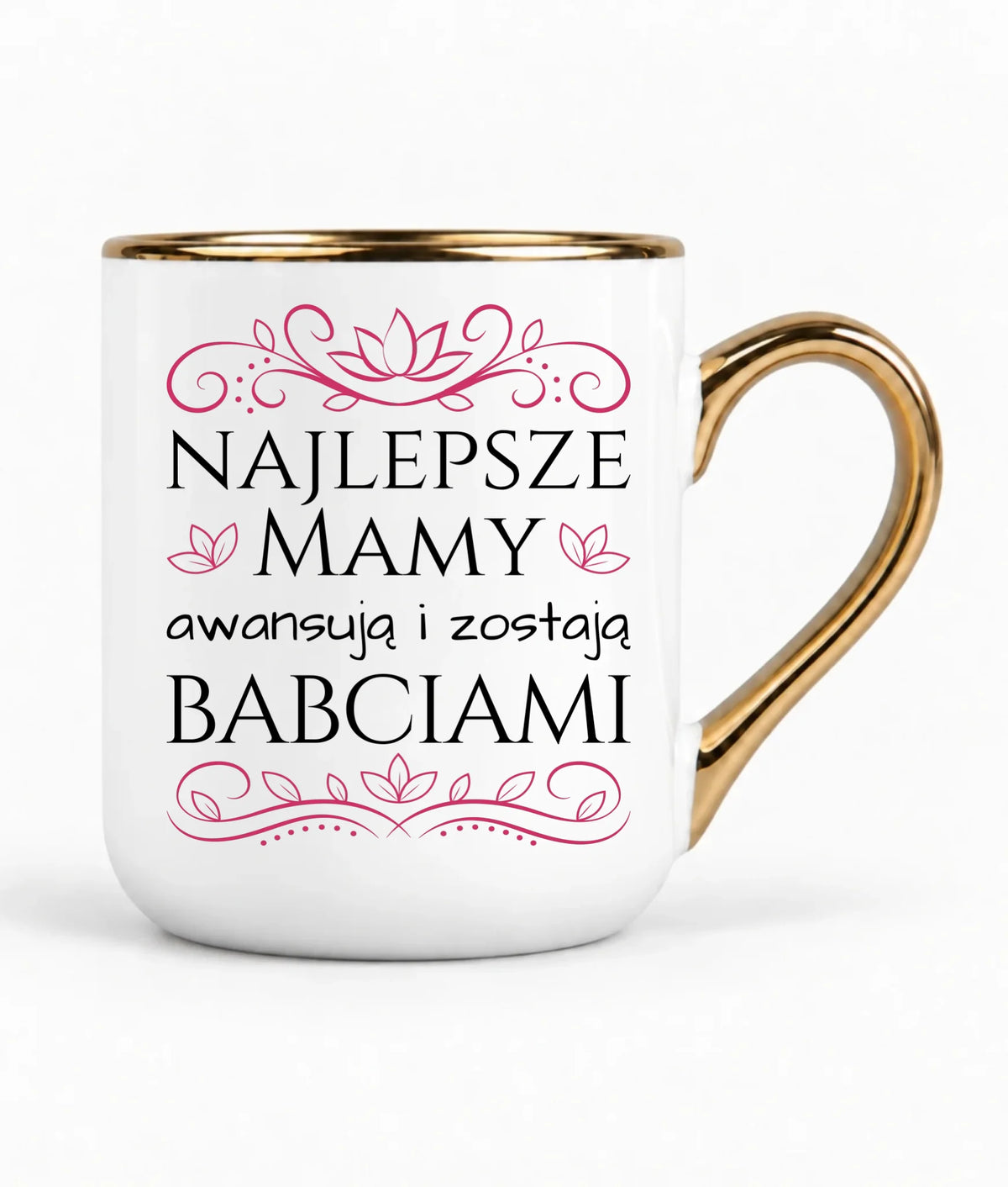 Kubek elegant dla mamy - przyszłej babci - Najlepsze mamy awansują i zostają babciami DM26