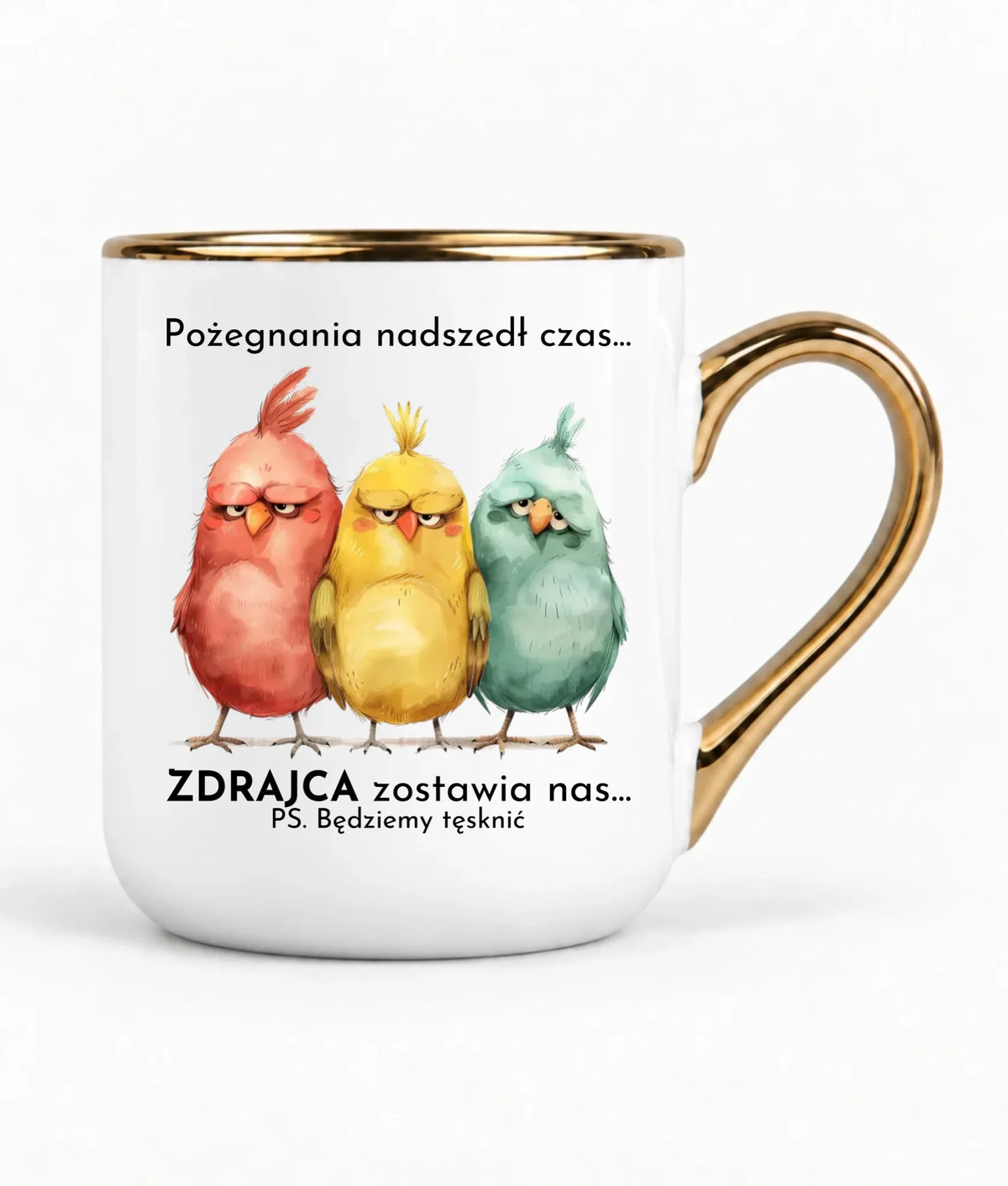 Kubek elegant na odejście z pracy - Pożegnania nadszedł czas