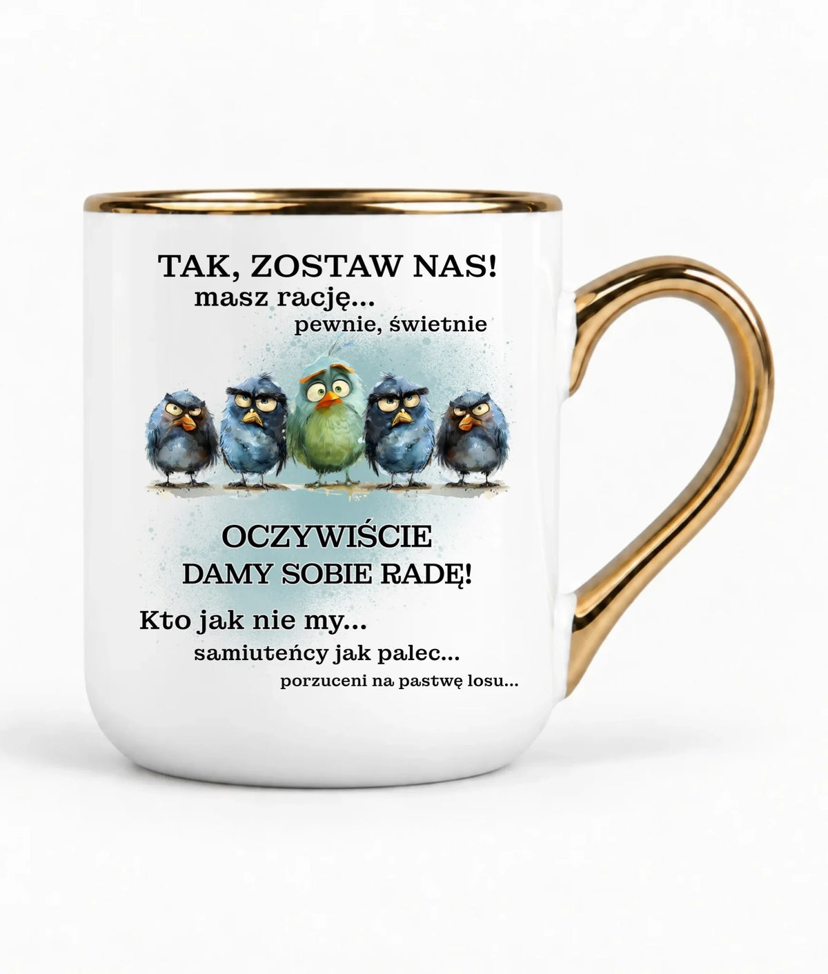Kubek elegant na odejście z pracy - Tak, zostaw nas!