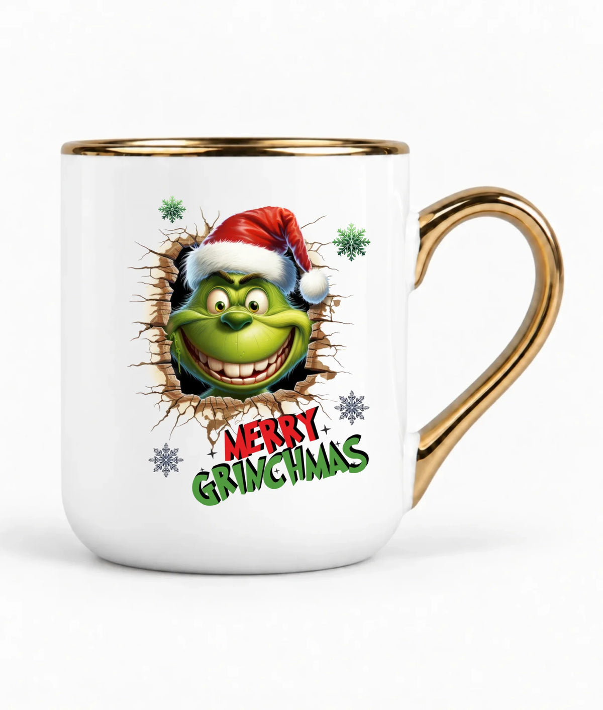 Kubek elegant świąteczny - Grinch - Merry Grinchmas BN113