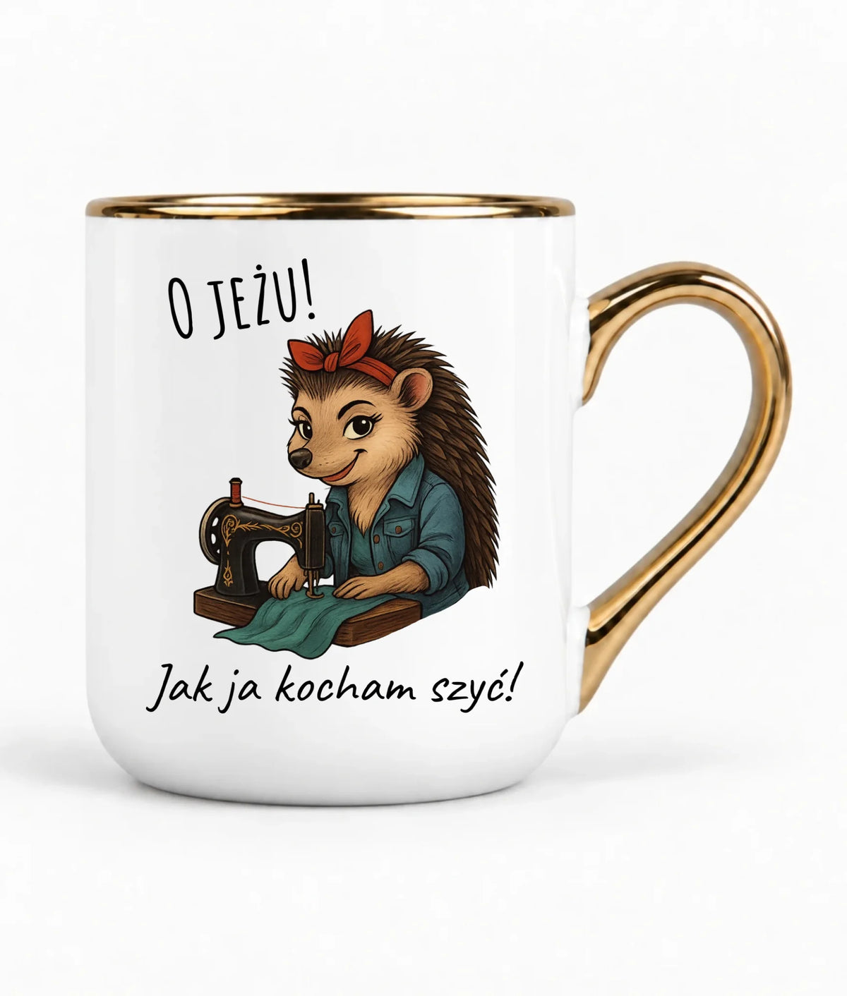 Kubek elegant szyciowy dla krawcowej - O JEŻU! Jak ja kocham szyć! HS09